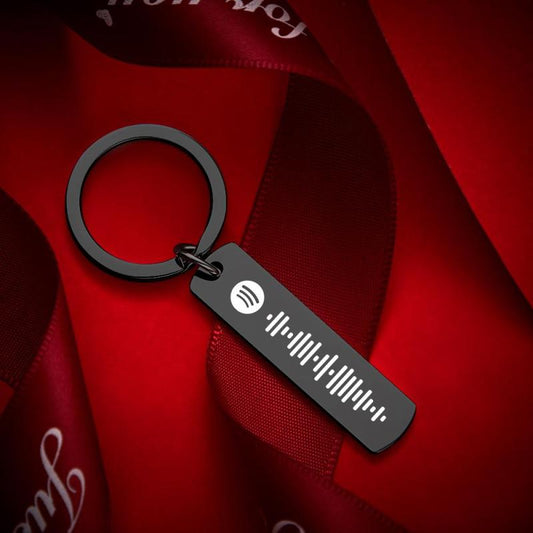 Scannable Spotify Code Keychain