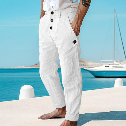 Men's Cotton Linen Trousers