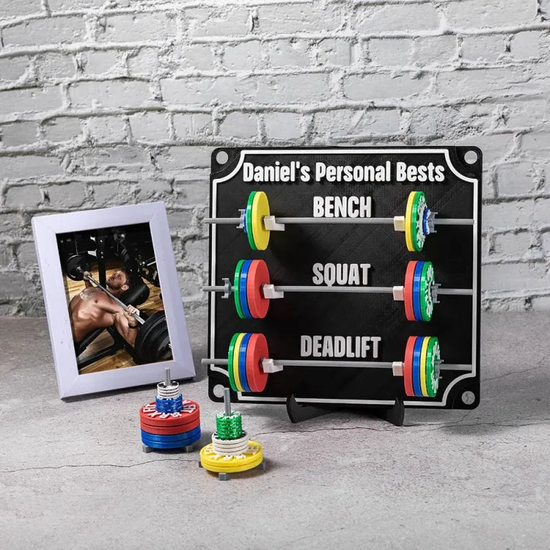 Custom Weightlifting Personal Tracking Board