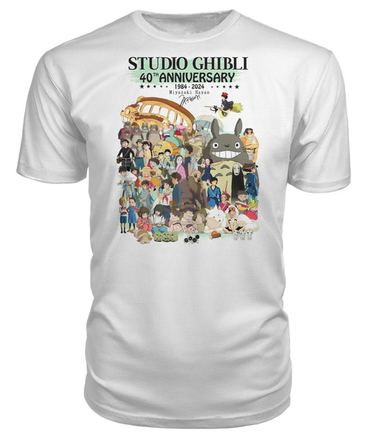 40th Anniversary 1984-2024 Studio Ghibli Miyazaki Hayao Signature Shirt